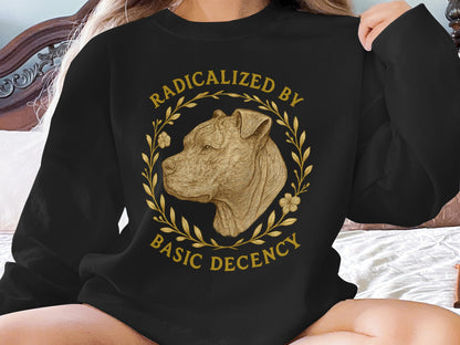 Radicalized by Basic Decency Long Sleeve Shirt Product