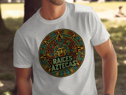 Distinctive Raíces Aztecas Design Men's T-Shirt product