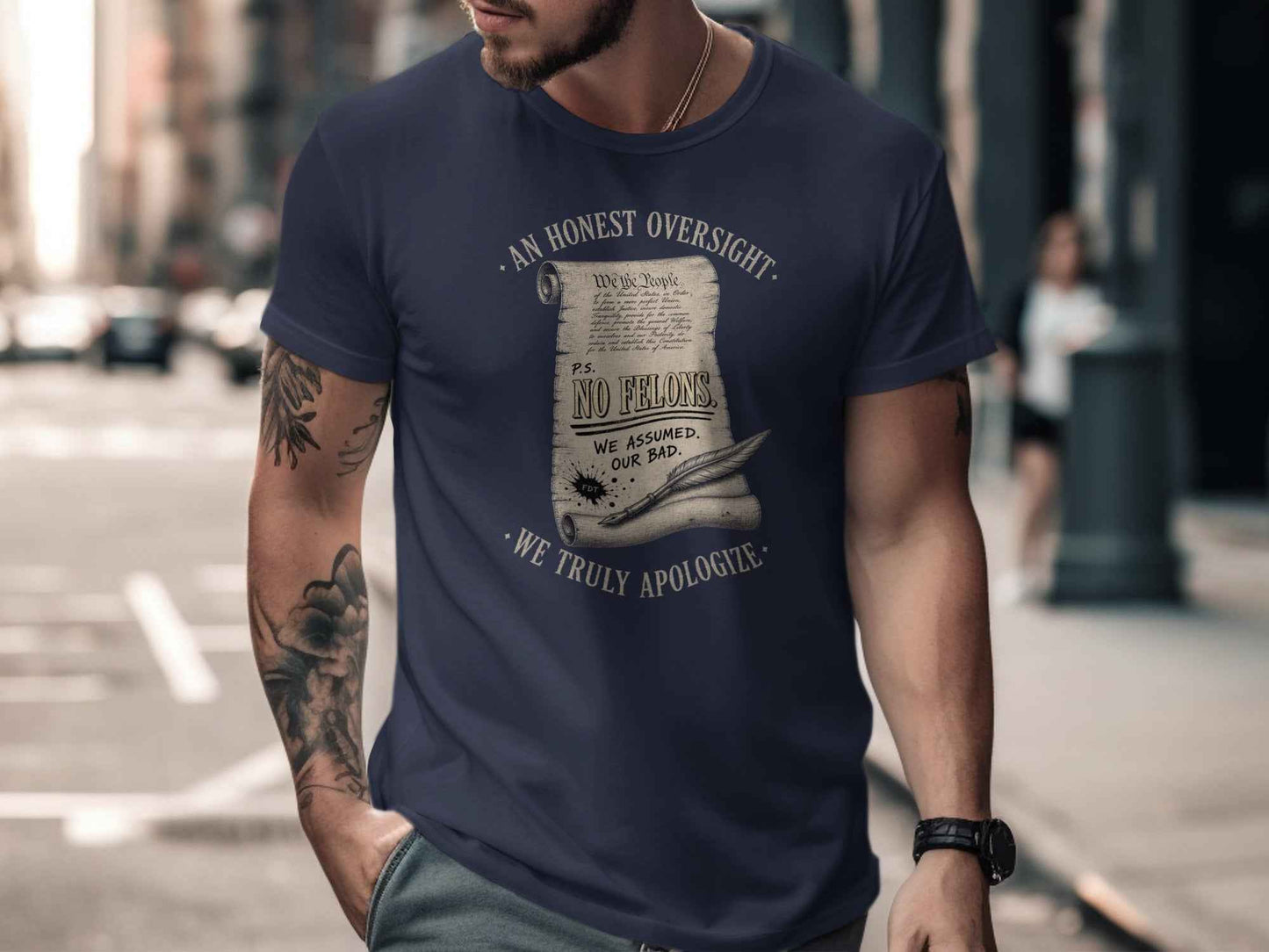 Honest Oversight: Constitutional Satire T-Shirt