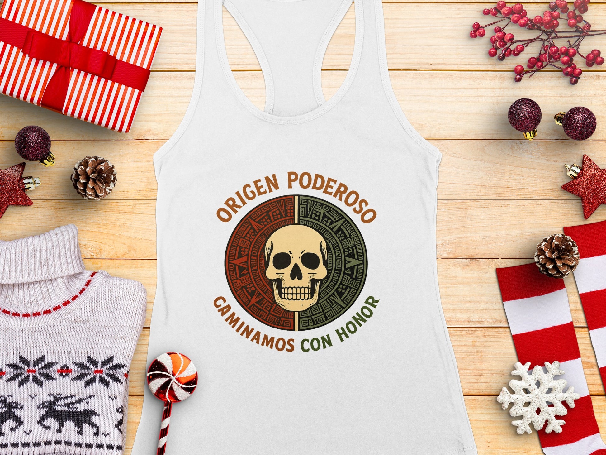 Origen Poderoso Caminamos con Honor Skull Tank