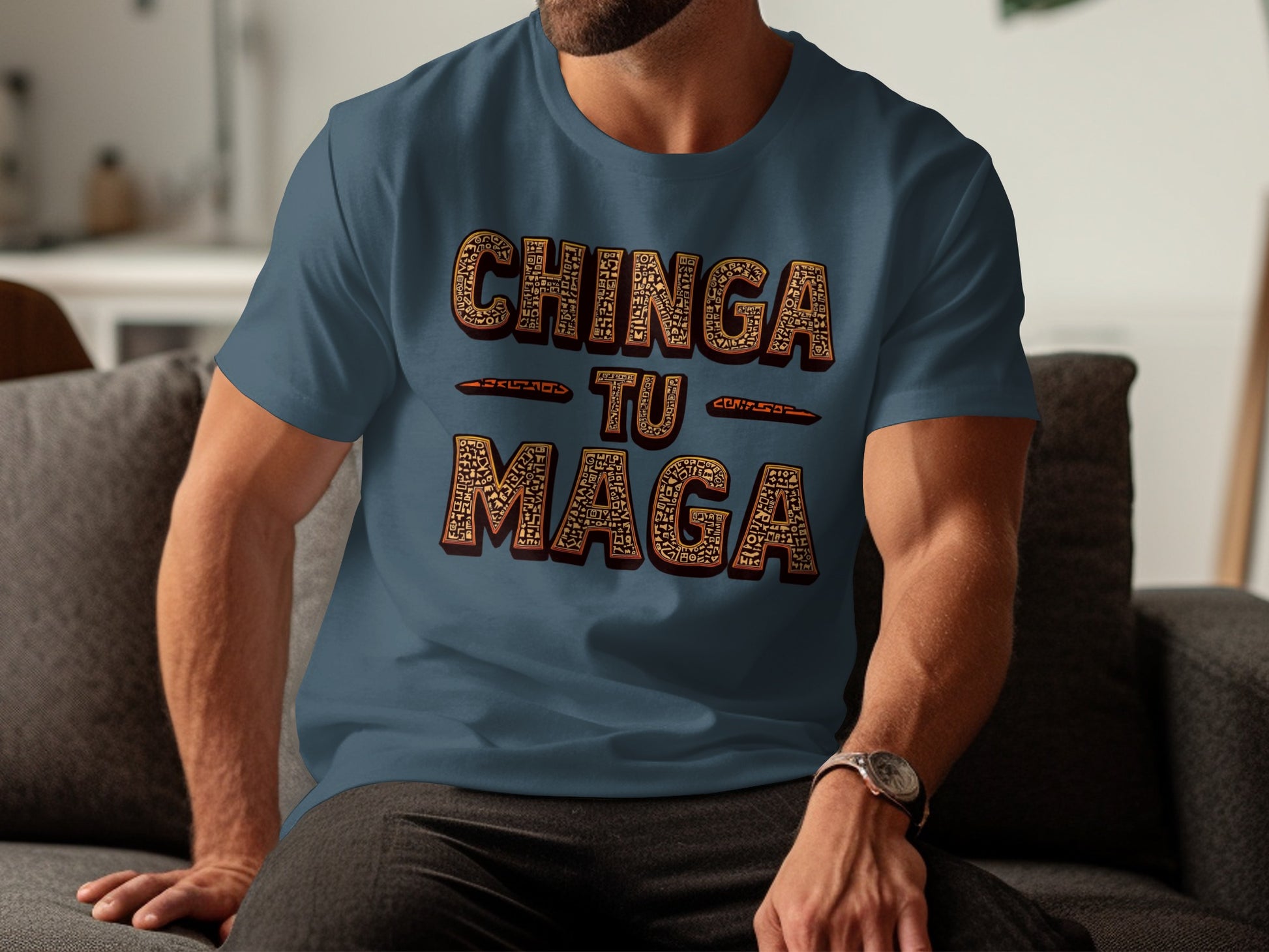 Chinga Tu Maga Graphic Tee for Stylish Statement