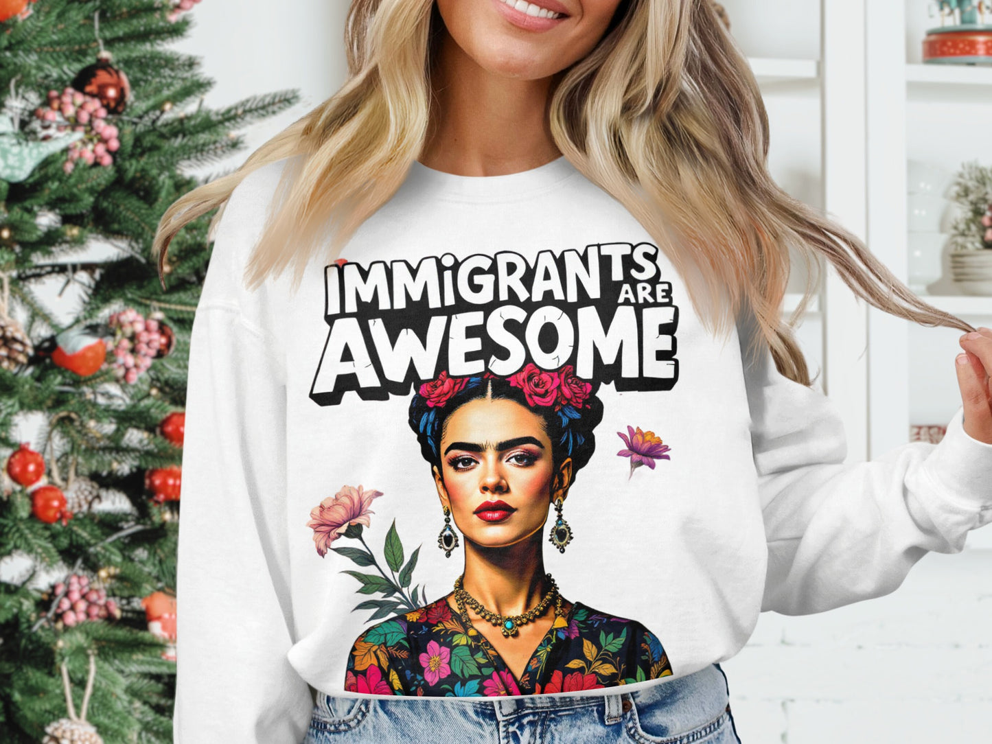 Immigrants Are Awesome Graphic Sweatshirt product