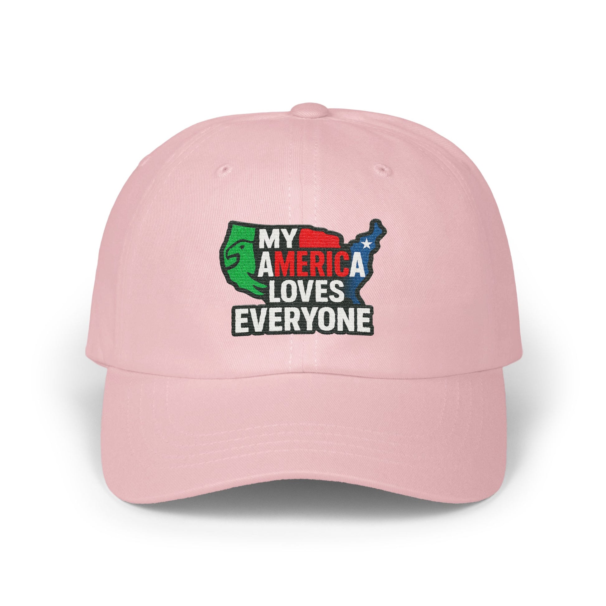 My America Loves Everyone Embroidered Hat product
