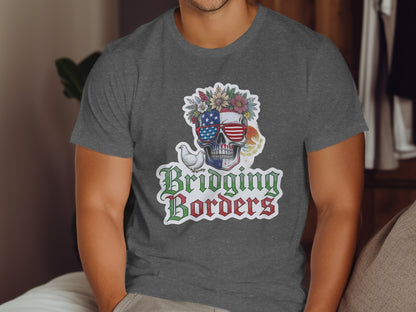 Bridging Borders Skull and Dove Graphic T-Shirt product type