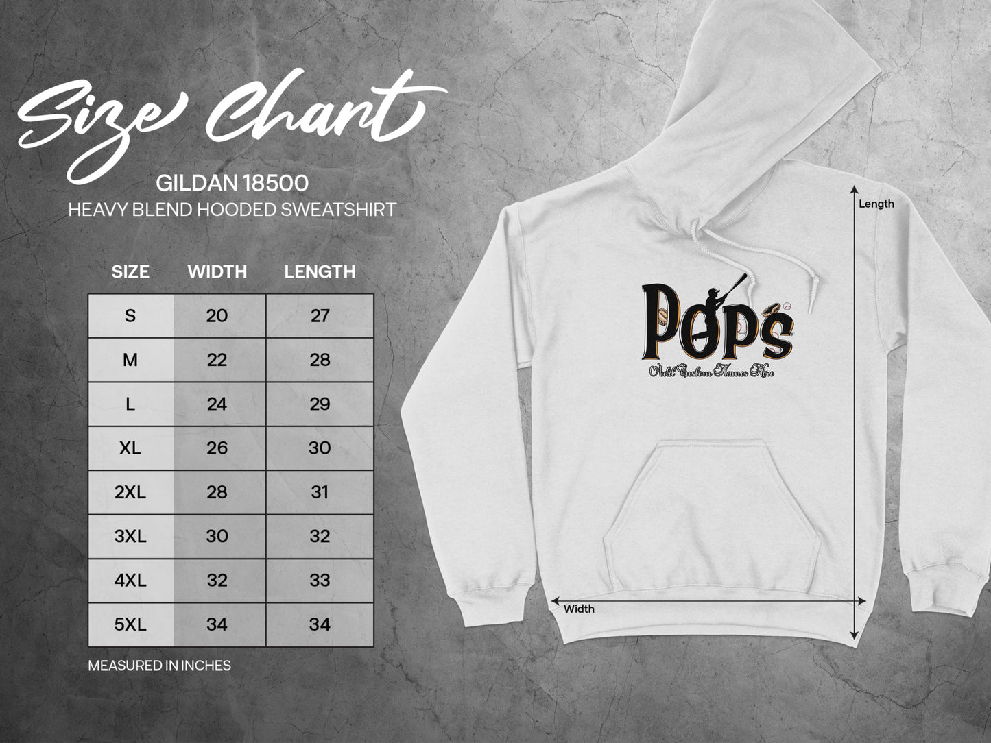 Pops Unique Heavy Blend Hooded Sweatshirt product
