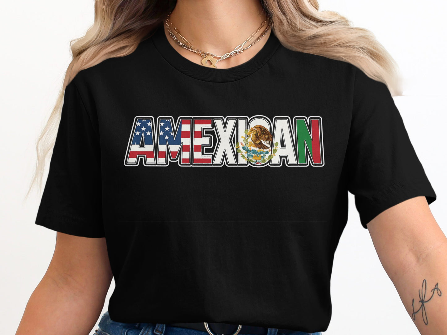AMEXICAN Patriotic Graphic Print T-Shirt product type