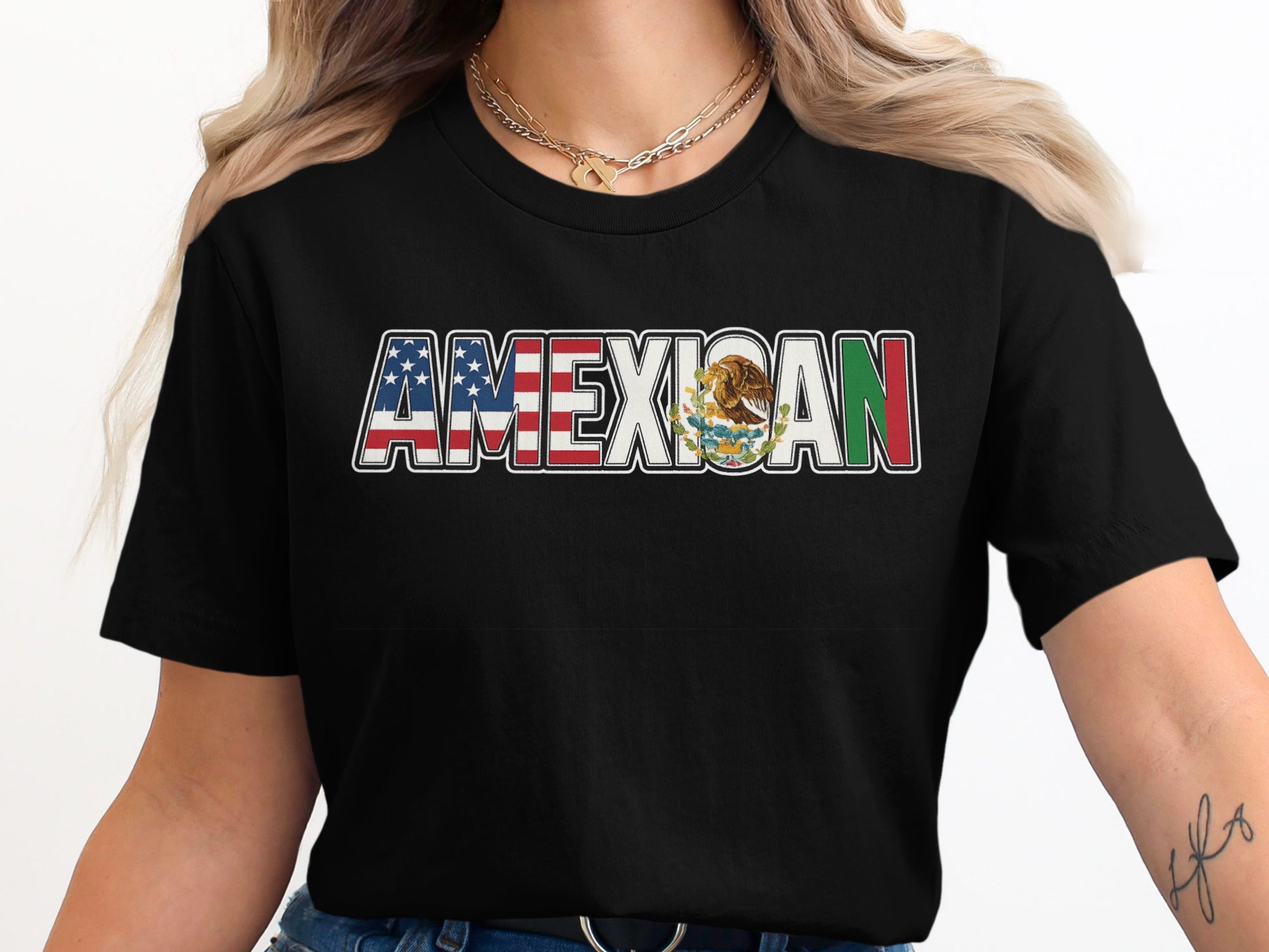 AMEXICAN Patriotic Graphic Print T-Shirt product type