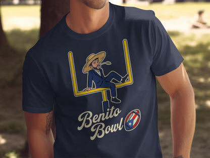 Benito Bowl T-Shirt with Touchdown Graphic Design