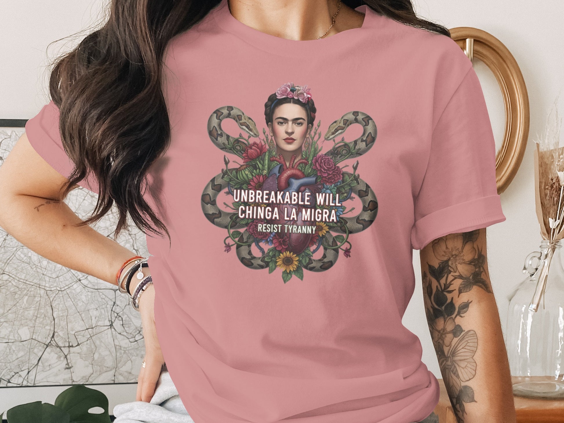 Unbreakable Will Chinga La Migra Resist Tyranny product type