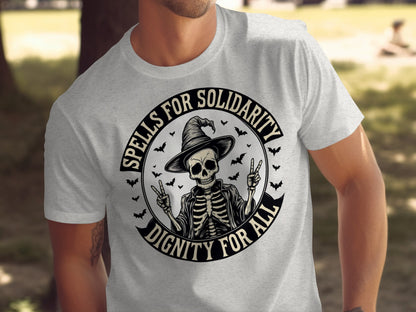 Spells for Solidarity Dignity for All Graphic T-shirt product