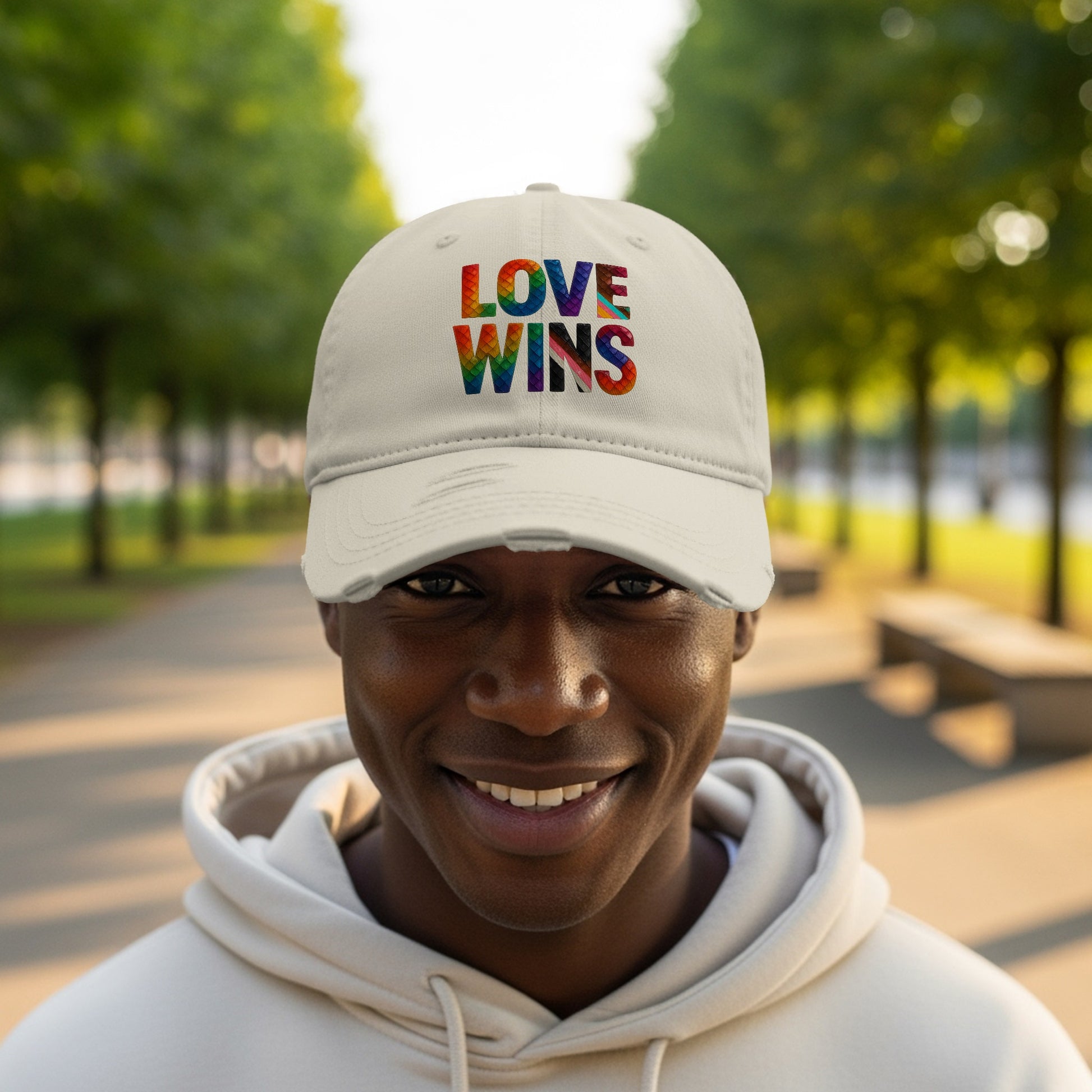 Love Wins Graphic Casual Hat Fashion Accessory product