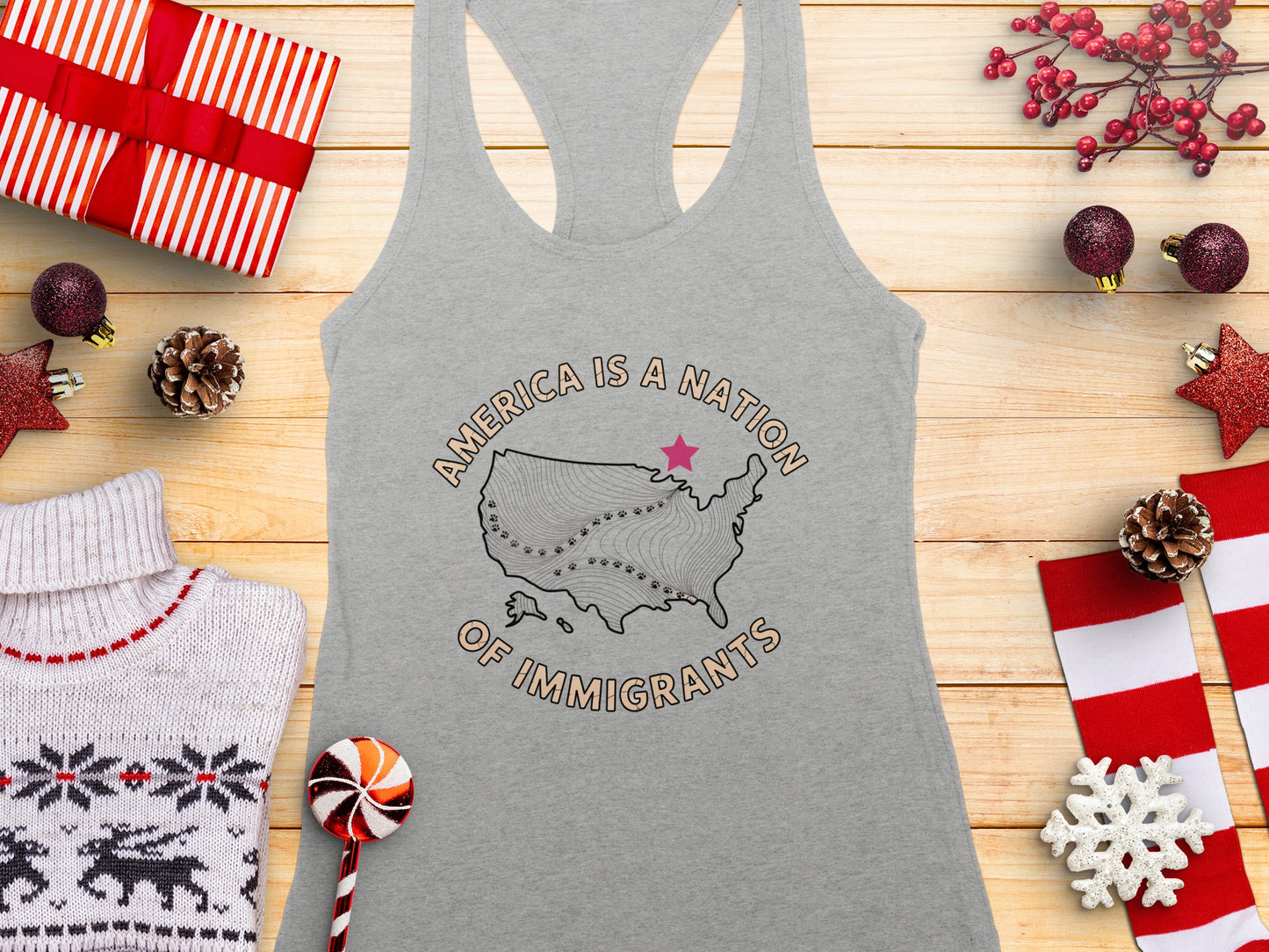 America Is A Nation Of Immigrants tank top