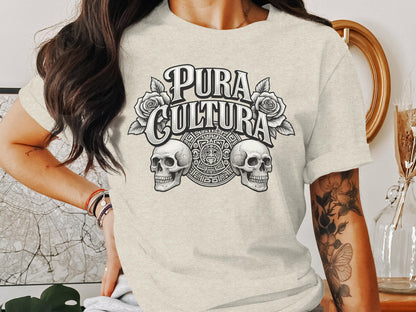 Pura Cultura Skulls and Roses Graphic T-Shirt product type