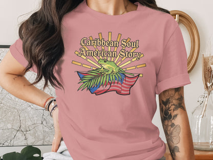 Caribbean Soul American Story Graphic Tee Apparel