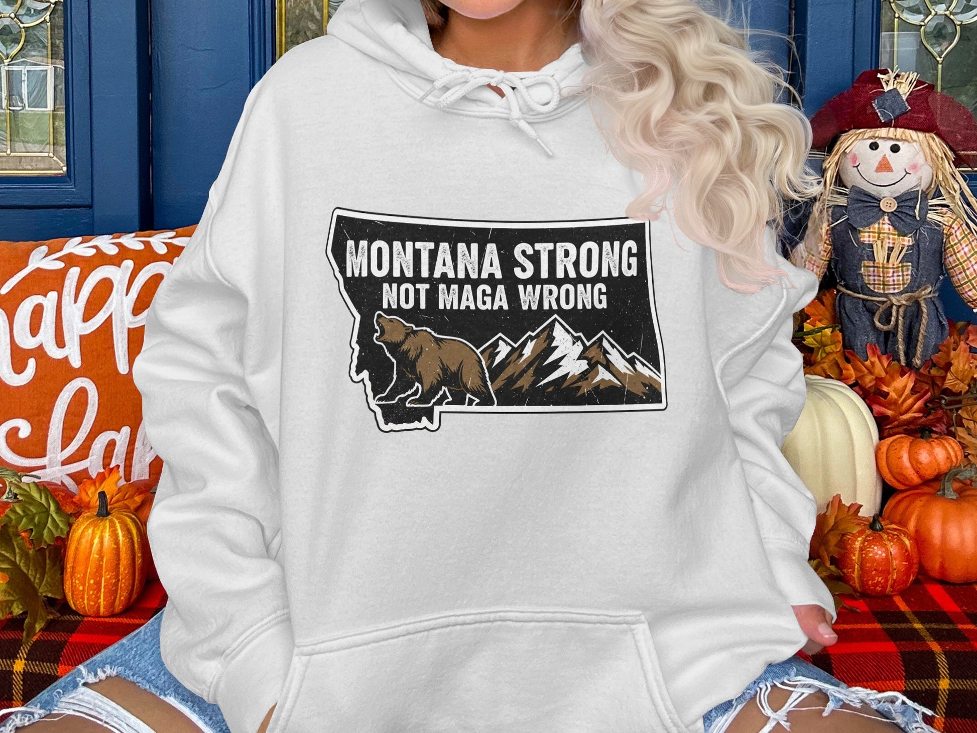 Montana Strong Not Maga Wrong Hoodie product