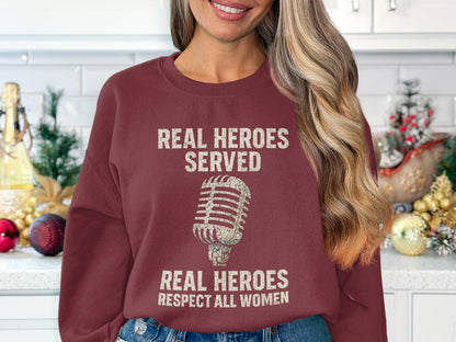 Real Heroes Served Real Heroes Respect All Women product type