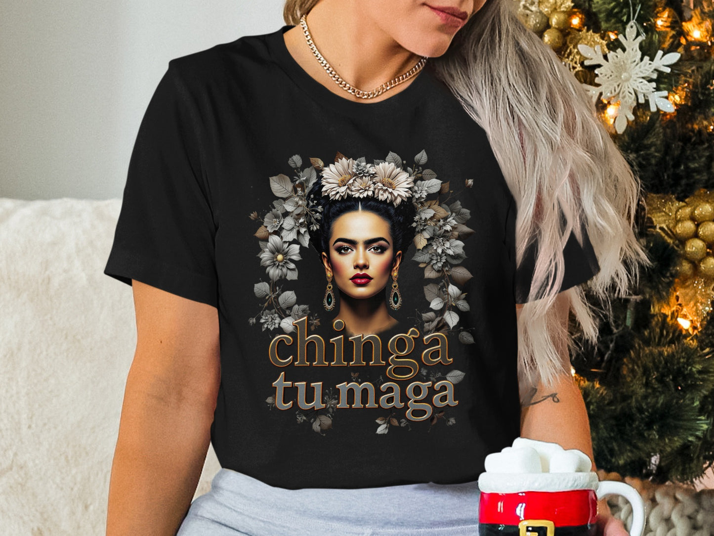 Chinga Tu Maga Quote Graphic Tee for Unique Style