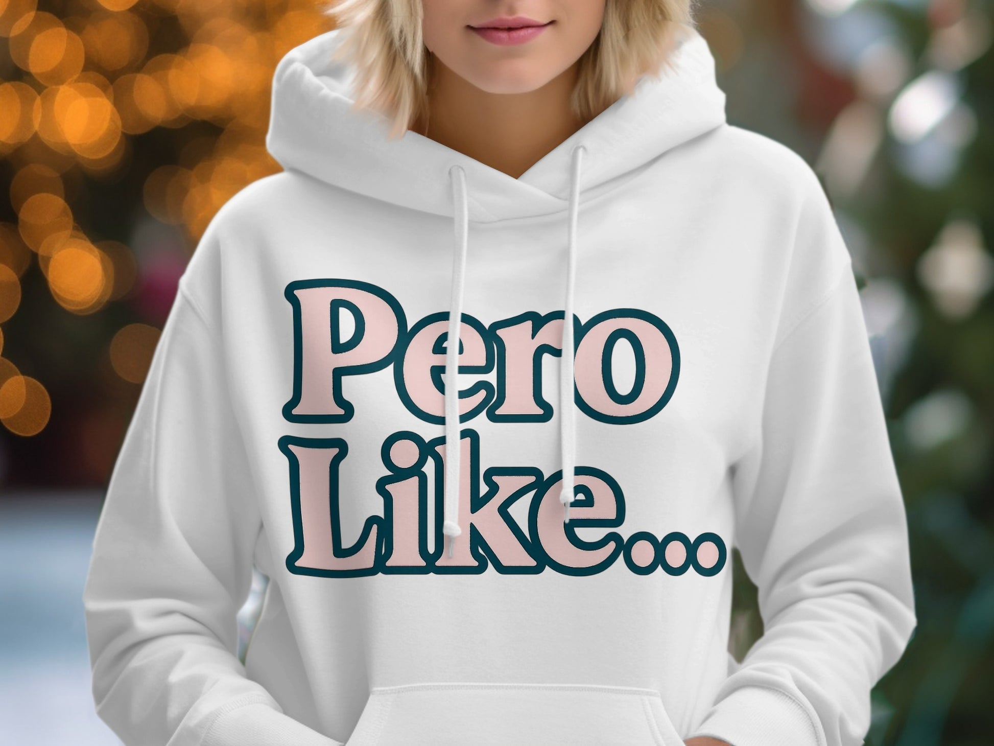 Pero Like Graphic Hoodie Comfy Stylish Product Hoodie