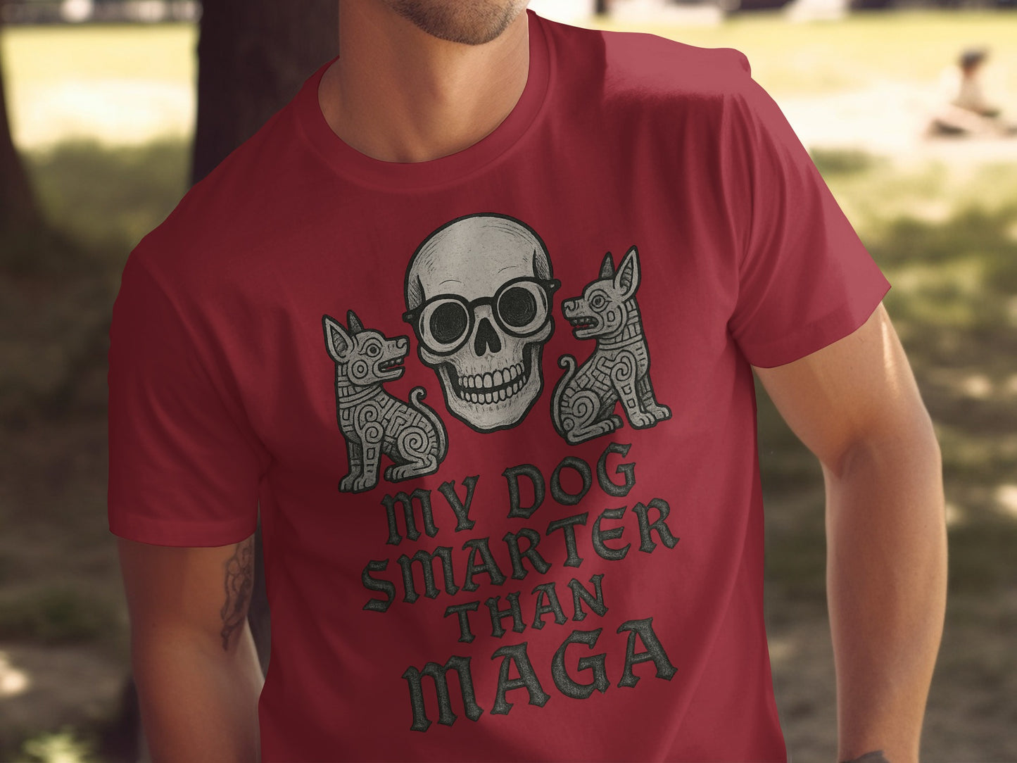 My Dog Smarter Than MAGA Graphic T-shirt