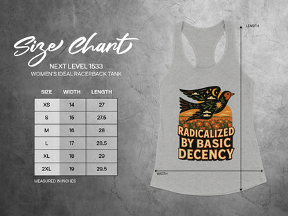 Radicalized By Basic Decency Women's Tank Top