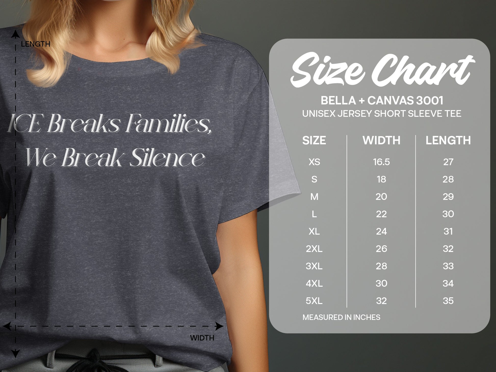 ICE Breaks Families We Break Silence Short Sleeve product