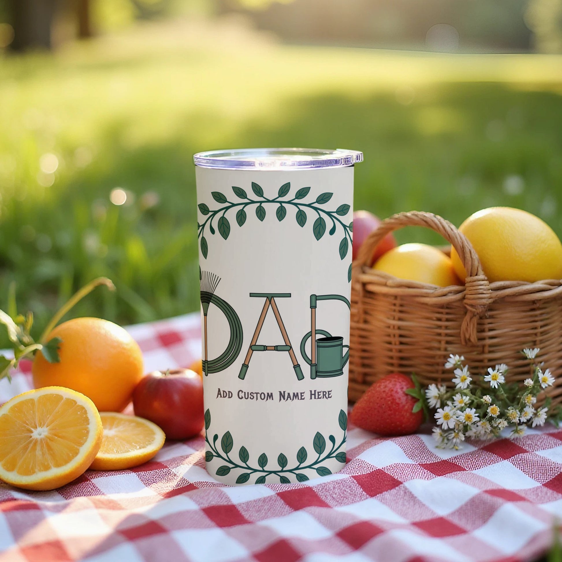 Personalized DAD Tumbler with Custom Name product type