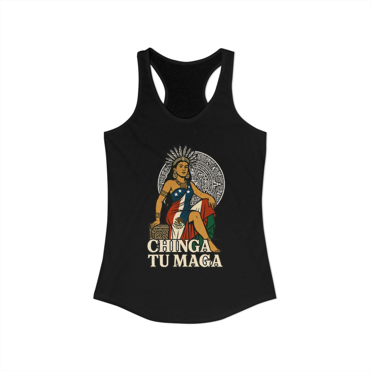 Chinga Tu Maga Unique Graphic Tank Top