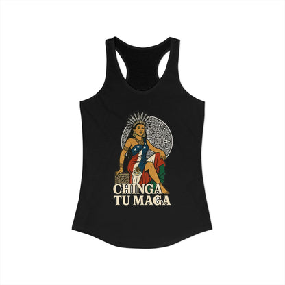 Chinga Tu Maga Unique Graphic Tank Top