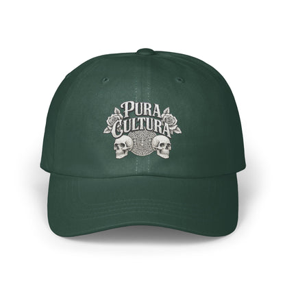 Pura Cultura Green Baseball Cap with Skull Design product