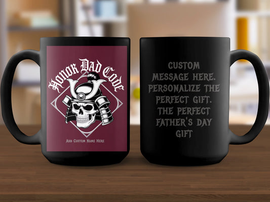 Custom Skull Father's Day Gift Perfect Dad Code Mug product