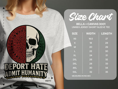 Deport Hate Admit Humanity Jersey Short Sleeve Tee product type