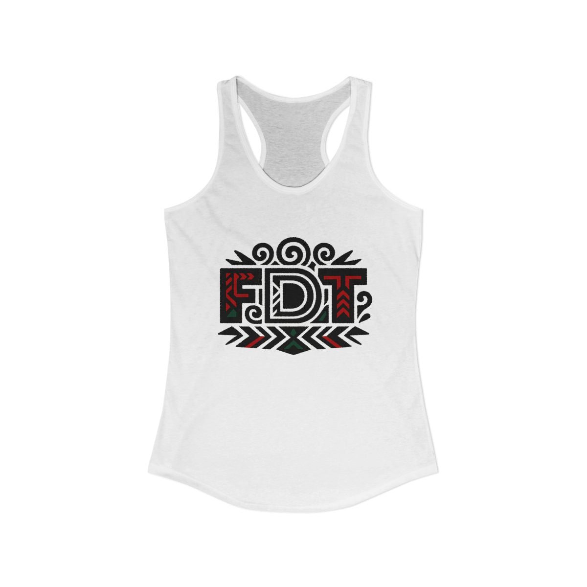 Bold Artistic FDT Typography Women's Tank Top