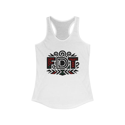 Bold Artistic FDT Typography Women's Tank Top