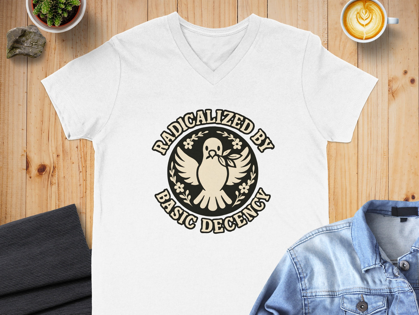 Radicalized by Basic Decency Graphic T shirt product