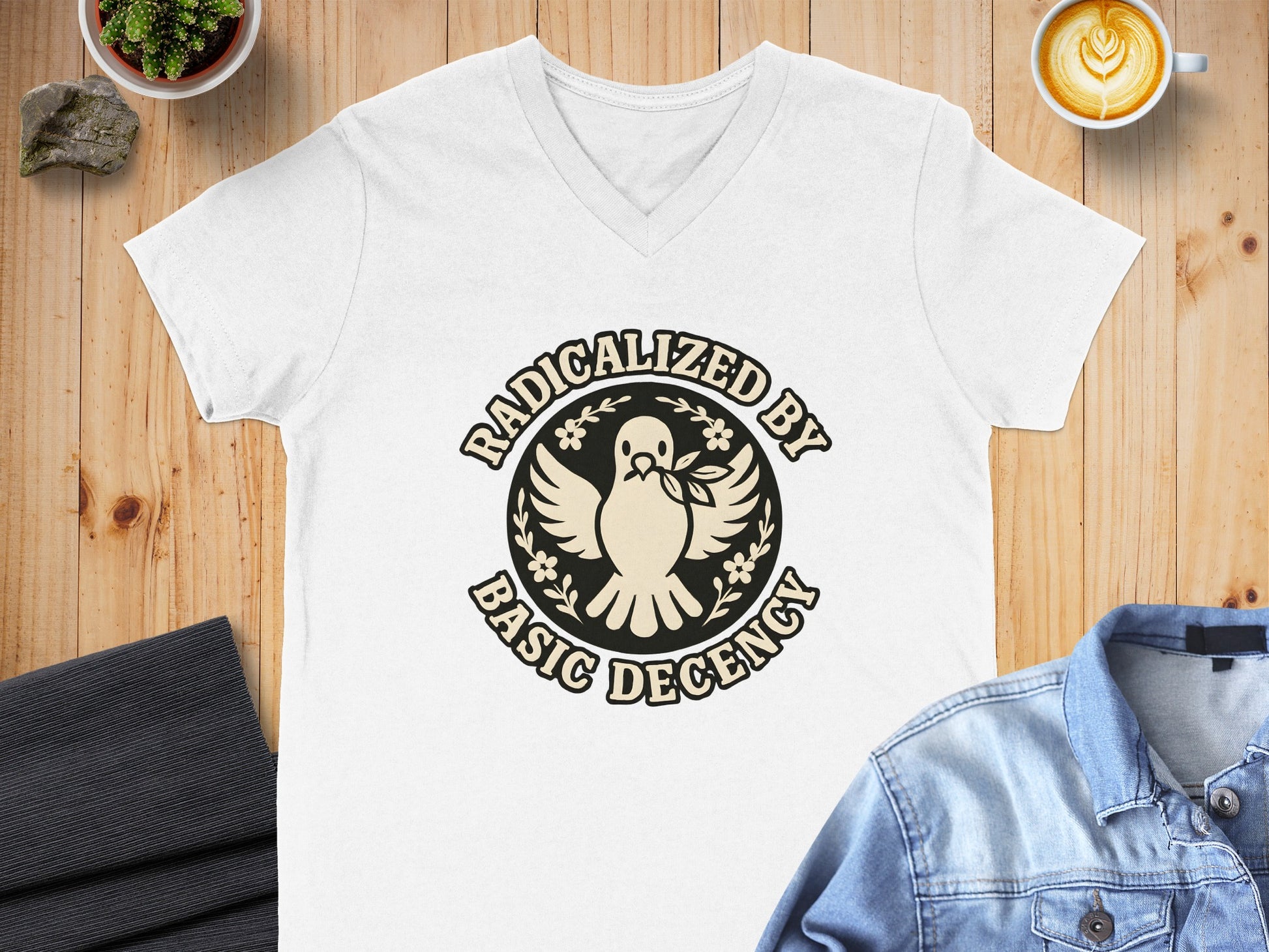 Radicalized by Basic Decency Graphic T shirt product