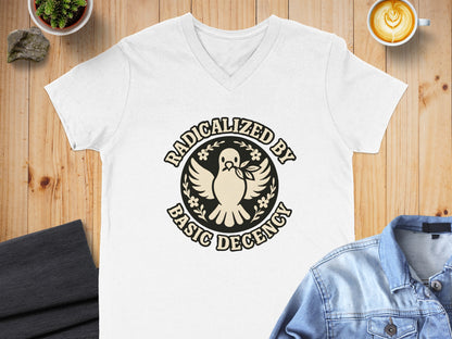 Radicalized by Basic Decency Graphic T shirt product