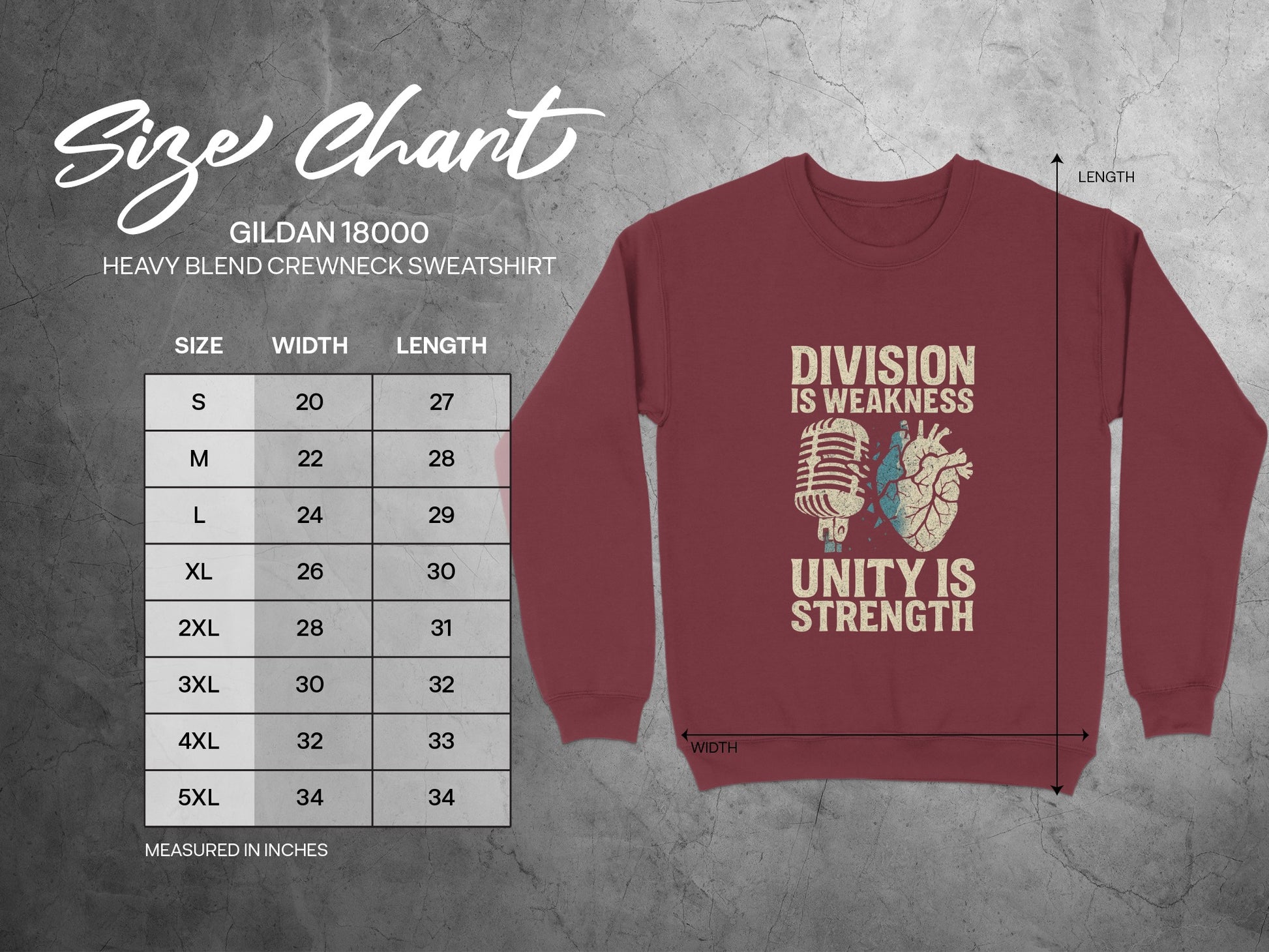 Division is Weakness Unity is Strength Sweatshirt product type