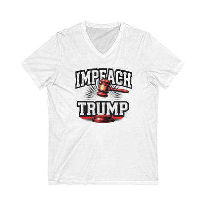 Impeach Trump Graphic V Neck Tee Shirt product type