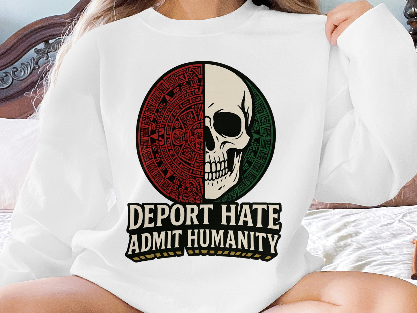 Deport Hate Admit Humanity Sweatshirt product type