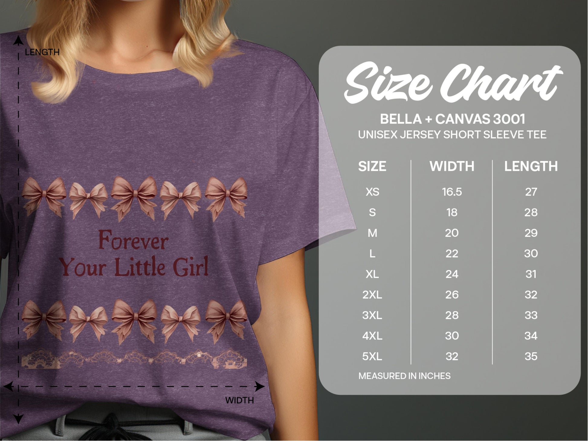Forever Your Little Girl Graphic Tee product