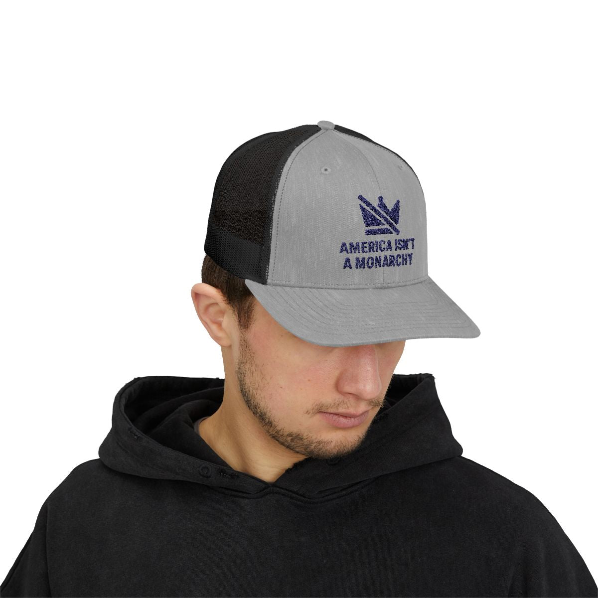America Isn't A Monarchy Embroidered Hat product