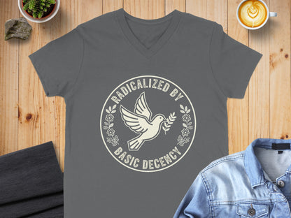 Radicalized by Basic Decency Stylish T-shirt