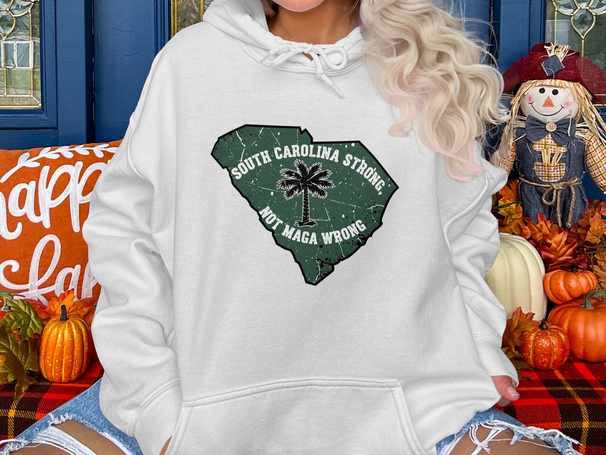 South Carolina Strong Not Maga Wrong Hoodie product