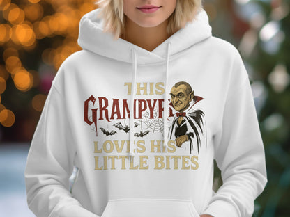This Grampire Loves His Little Bites hoodie