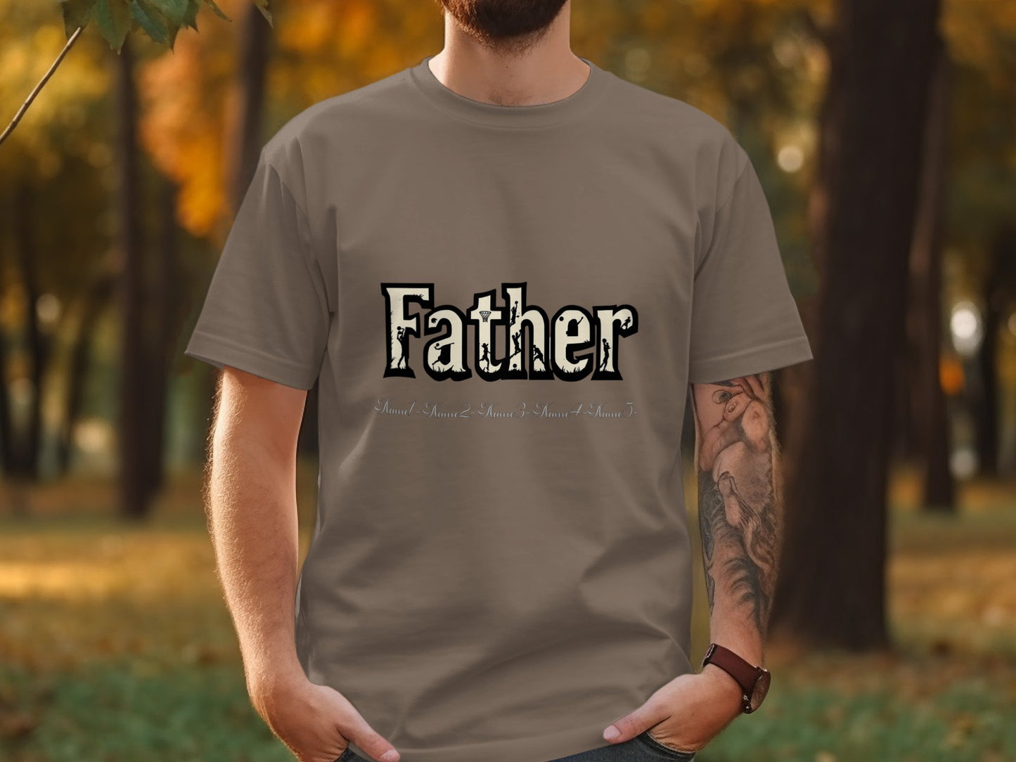 Father Graphic Tee for Casual Wear Comfortable Product Type