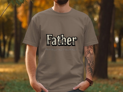 Father Graphic Tee for Casual Wear Comfortable Product Type