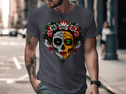 Men's Day of the Dead Sugar Skull Graphic Tee product