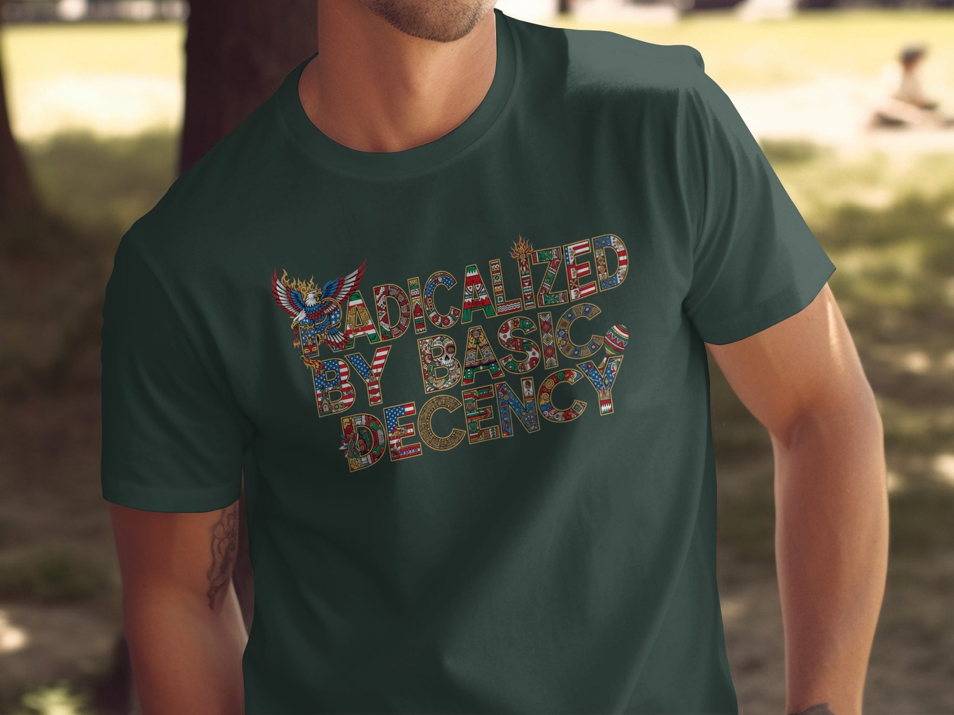 Radicalized by Basic Decency T-shirt product