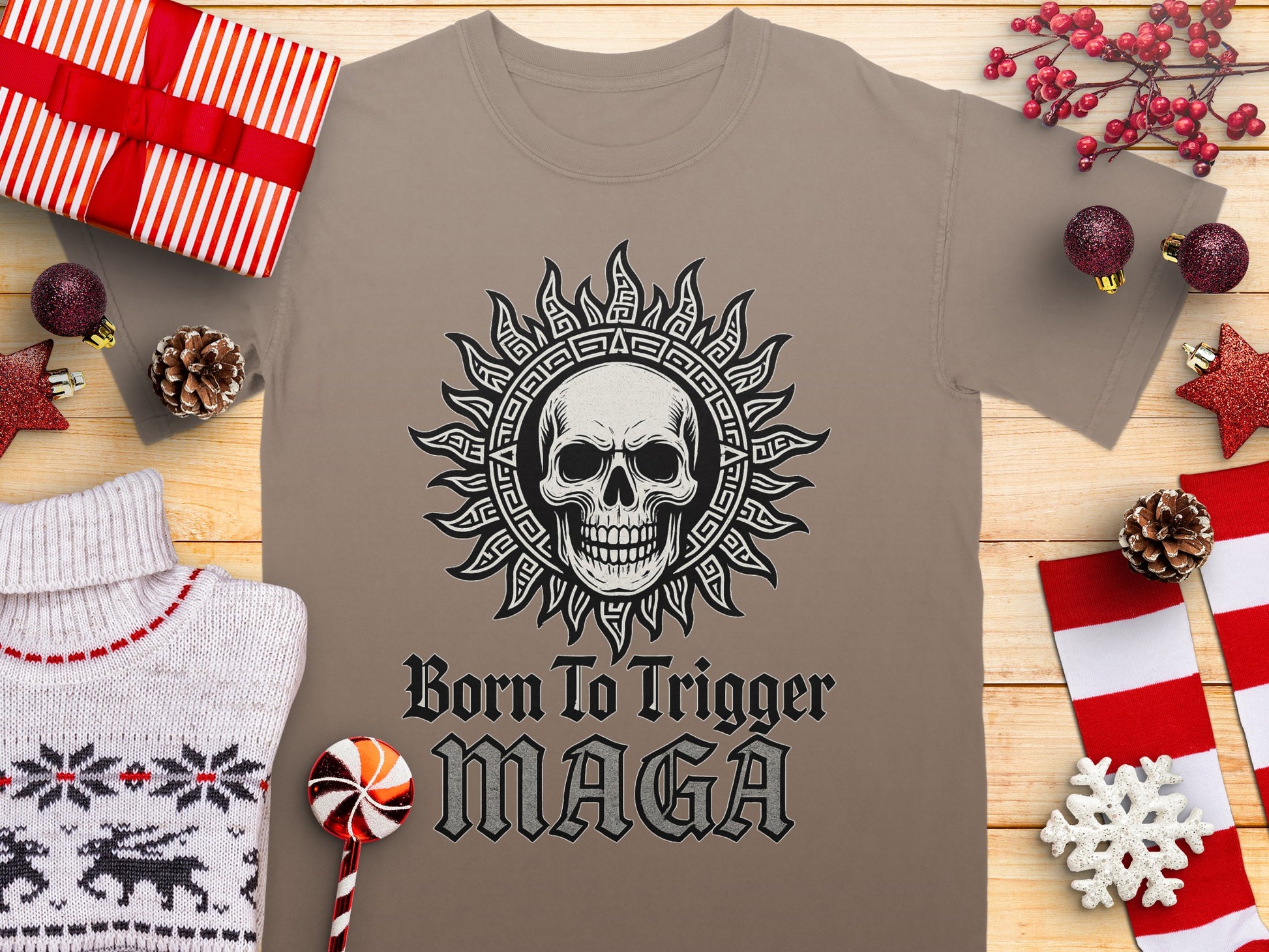 Born To Trigger MAGA Graphic T-shirt