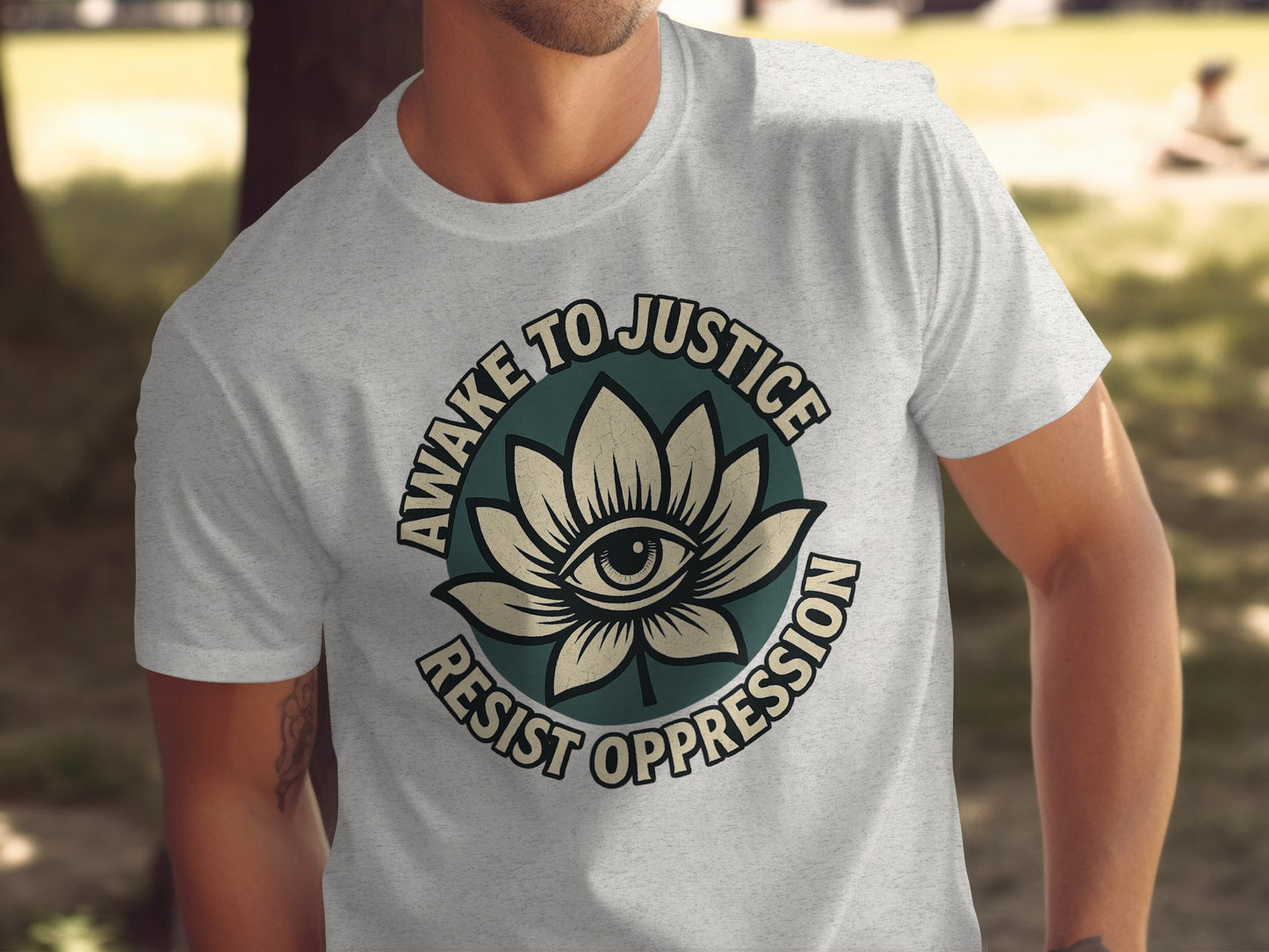 Awake to Justice Resist Oppression T-Shirt product